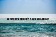 霍林郭勒关键词排名&amp;内蒙霍林郭勒市
