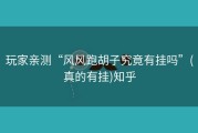 玩家亲测“风风跑胡子究竟有挂吗”(真的有挂)知乎