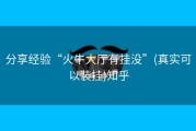 分享经验“火牛大厅有挂没”(真实可以装挂)知乎