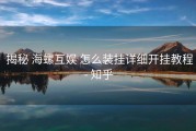  揭秘 海螺互娱 怎么装挂详细开挂教程- 知乎