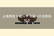  必看教程 手机斗牛 有挂吗开挂教程-知乎