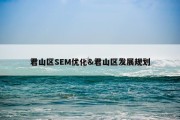 君山区SEM优化&amp;君山区发展规划