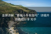 金牌讲解“青城斗牛有挂吗”详细开挂教程分享 知乎