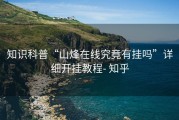 知识科普“山烽在线究竟有挂吗”详细开挂教程- 知乎