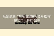 玩家亲测“胡乐阳泉麻将能开挂吗”确实可以开挂-知乎