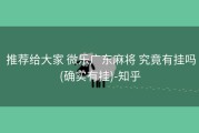  推荐给大家 微乐广东麻将 究竟有挂吗(确实有挂)-知乎