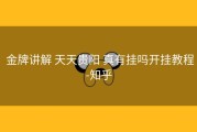  金牌讲解 天天贵阳 真有挂吗开挂教程-知乎