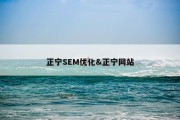 正宁SEM优化&amp;正宁网站