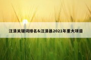 汪清关键词排名&amp;汪清县2021年重大项目