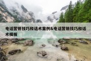电话营销技巧和话术案例&amp;电话营销技巧和话术模板