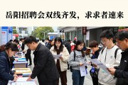 岳阳招聘会双线齐发，求职者速来