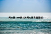 天心区SEM优化&amp;天心区有机更新