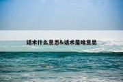 话术什么意思&amp;话术是啥意思