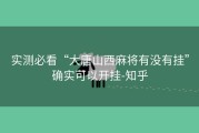 实测必看“大唐山西麻将有没有挂”确实可以开挂-知乎