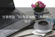 分享经验“VG有挂没有”(真的有挂)知乎