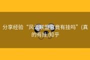 分享经验“风云联盟究竟有挂吗”(真的有挂)知乎