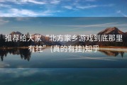 推荐给大家“北方家乡游戏到底那里有挂”(真的有挂)知乎