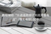 教程辅助“乐逍遥跑胡子到底那里有挂”(确实有挂)-知乎