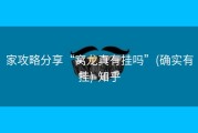 家攻略分享“窝龙真有挂吗”(确实有挂)-知乎