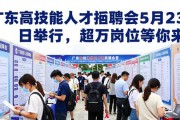 广东高技能人才招聘会5月23日举行，超万岗位等你来