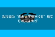 教程辅助“海象大厅有挂没有”确实可以开挂-知乎