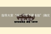 指导大家“新二号是不是有挂”(确实有挂)-知乎