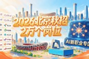 2026北京秋招：400企2万岗+AI新职业专区，招聘会精准对接