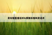 卖石榴直播话术&amp;摆摊石榴叫卖话术