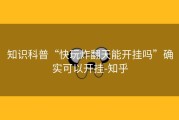 知识科普“快玩炸翻天能开挂吗”确实可以开挂-知乎