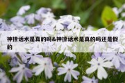 神撩话术是真的吗&amp;神撩话术是真的吗还是假的