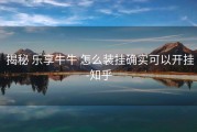 揭秘 乐享牛牛 怎么装挂确实可以开挂-知乎