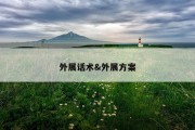 外展话术&amp;外展方案