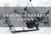  必赢技巧 青城斗牛 到底那里有挂(真的有挂)知乎