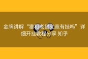 金牌讲解“猫和老鼠究竟有挂吗”详细开挂教程分享 知乎