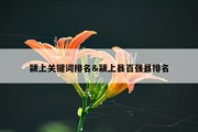 颍上关键词排名&amp;颍上县百强县排名