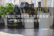 分享经验“阳光巴厘岛是不是有挂”(真实可以装挂)知乎