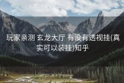  玩家亲测 玄龙大厅 有没有透视挂(真实可以装挂)知乎