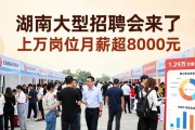 湖南大型招聘会来了 上万岗位月薪超8000元