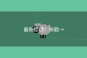 最新招聘！快戳→