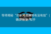 导师揭秘“欢乐河北麻将有没有挂”(确实有挂)-知乎