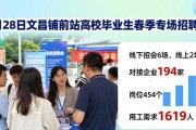 5月28日文昌铺前站举办高校毕业生春季专场招聘会啦
