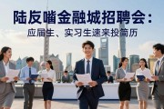 陆家嘴金融城招聘会：应届生、实习生速来投简历