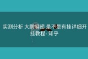  实测分析 大鹏展翅 是不是有挂详细开挂教程- 知乎
