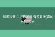  知识科普 白金岛湘潭 有没有挂(真的有挂)知乎