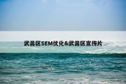 武昌区SEM优化&amp;武昌区宣传片