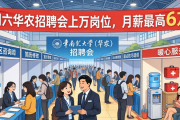 周六华农招聘会上万岗位，月薪最高6万