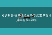  知识科普 微乐捉鸡麻子 到底那里有挂(确实有挂)-知乎