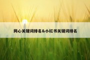 同心关键词排名&amp;小红书关键词排名