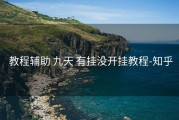  教程辅助 九天 有挂没开挂教程-知乎
