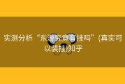 实测分析“东游究竟有挂吗”(真实可以装挂)知乎